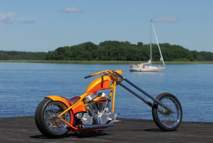 Bikes built by Hogtech Sweden AB with our Panhead Cam and Rocker box Covers