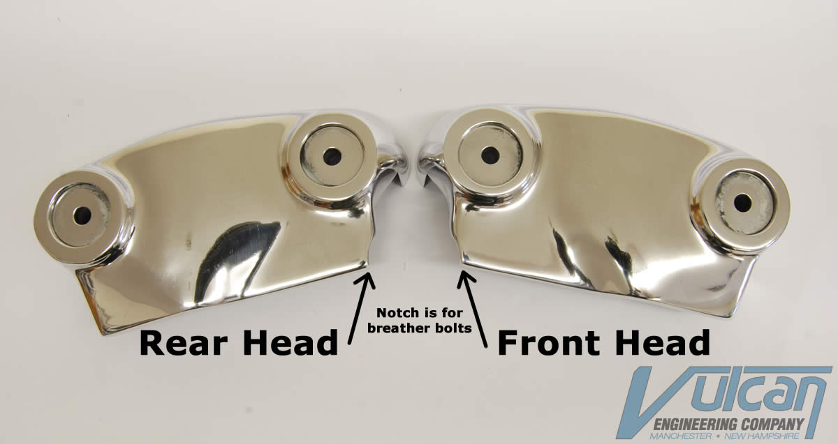 Xzotic Knuckle Side Cover, Rear Head EVO or TC, [W] CHROME Xzotic